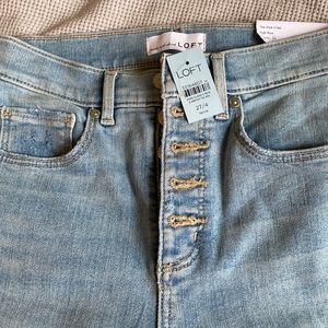 Brand new, The Kick Crop, Loft, high rise petite size 4